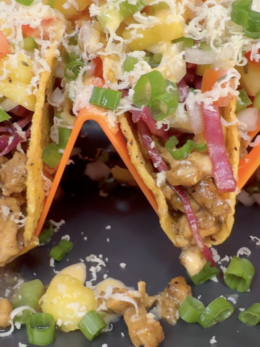 Jerk Chicken Tacos with Mango Salsa
